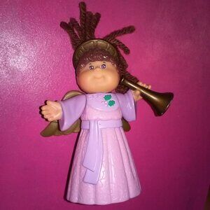 Christmas Holiday CPK mini angel doll 3.5in with trumpet 90s